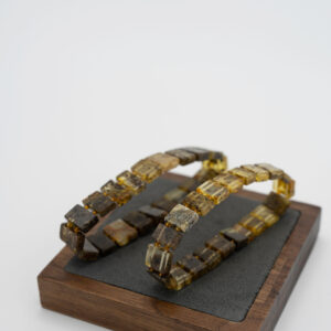 Natural Earth-Toned Amber Bracelet